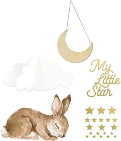 Samolepka do detskej izby zajačik set