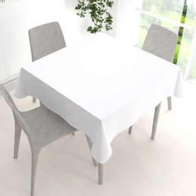 Biante Dekoračný štvorcový obrus Rongo RG-031 Studený biely 40x40 cm