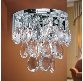 Orion WA 2-1369/2 - Krištáľové nástenné svietidlo CELESTE 2xG9/40W/230V chróm