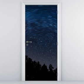 Fototapeta na dvere - Nočná obloha (95x205cm)