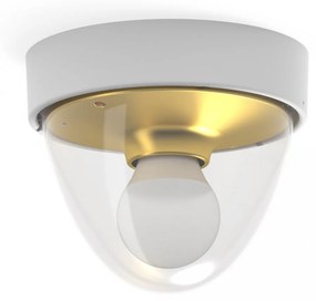 NOWODVORSKI Vonkajšie nástenné / stropné LED svetlo NOOK, 1xE27, 10W, biele, zlaté