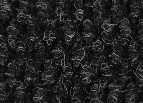 Koberce Breno Metrážny koberec REWIND 900 Braille 2190, šíře role 400 cm, čierna