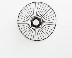 Brilagi - LED Prisadený luster CERIA WIRE 1xE27/40W/230V pr. 30 cm čierna