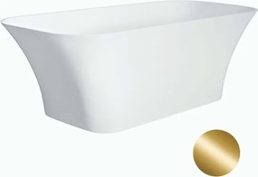 Besco Voľne stojaca vaňa z liateho mramoru Assos S-Line Matt 160x70 BESCO-Typ výpuste: Click-Clack s vrchným čistením, grafit, BESCO-Rozmery: 160x70,…
