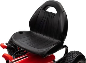 LEAN CARS Pedálová motokára G208 červená