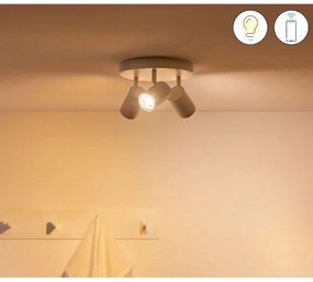 WiZ - LED RGBW Stmievateľné bodové svietidlo IMAGEO 3xGU10/4,9W/230V biela Wi-Fi