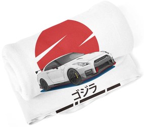 Sablio Deka Nissan GTR 35 Japonské slnko - 150x120 cm