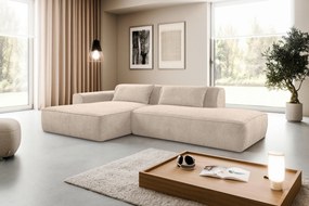 XXXLutz ROHOVÁ SEDAČKA, plast, textil, kompozitné drevo, piesková MID.YOU - Sedačky - 000694009637