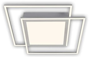 Brilo - LED stropné svietidlo 2xLED/16W/230V + LED/19W 51,5x51,5 cm matný chróm