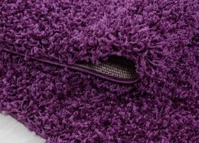 Koberce Breno Kusový koberec DREAM SHAGGY 4000 Lila, fialová,80 x 150 cm