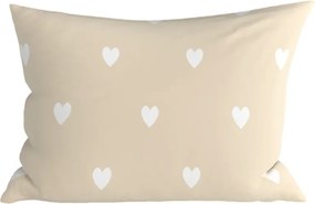 Sada polybavlnených obliečok HEARTILO POLY béžové + obliečka na vankúš 50 x 70 cm ZDARMA