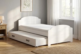 Posteľ s prístelkou LILI 200x90 Biela