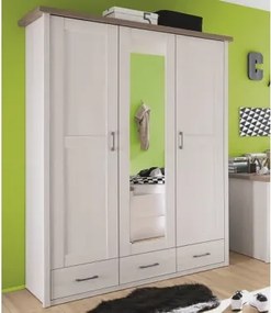 Šatníková skriňa Luca, 3-dverová%