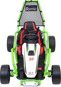 Ramiz Motokára TORNADO s funkciou Drift zelená