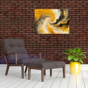 Sklenený obraz - Špirálna abstrakcia (70x50 cm)