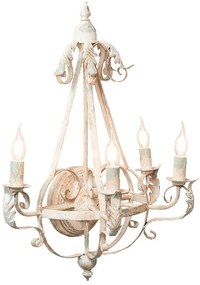 Biela patina nástenné svietidlo 71*54