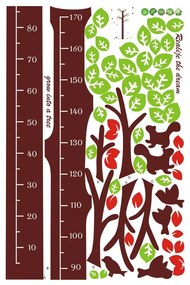Detská samolepka – meter na dvere/na stenu 60x190 cm Dreaming Tree – Ambiance