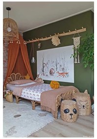 Krémový prateľný ručne tkaný bavlnený detský koberec 170x240 cm Pine Forest – Lorena Canals