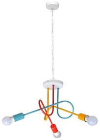 Luster na reťazi OXFORD 3xE27/15W/230V