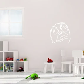 Sablio Samolepka na stenu: Meme Angry - 86x90 cm