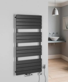 Aqualine Aqualine, BONDI vykurovacie teleso 600x1222mm, antracit, DC425T