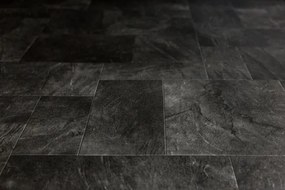 PVC podlaha Basic Magnus 4 antracitová