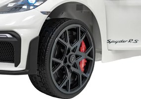 Elektrické autíčko Porsche Spyder RS 718 biele