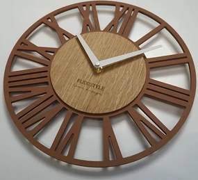 Nástenné hodiny Loft Piccolo Flex Béžové- 30cm