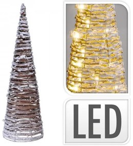 Vianočný stromček s LED – ratanový 60 cm