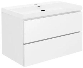 Kúpeľňová skrinka s umývadlom SAT B-Way 99x50x45 cm biela lesk BWAY2100WU4, 1 ks