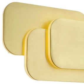 Moderné nástenné svietidlo mosadzné vrátane LED s 3-stupňovým stmievaním - Dias