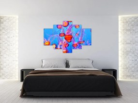 Obraz medúz v mori (150x105 cm)