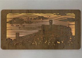 Podsvietený obraz Hrad