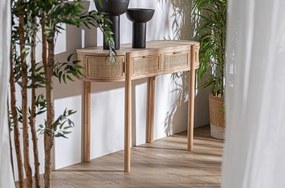 Konzolový stolík ikka 110 x 78 cm prírodná MUZZA
