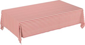 Obrus na stôl obdĺžnikový farba produktu červená látka vzorované