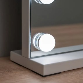 BRILAGI - LED Stmievateľné make-up zrkadlo HOLLYWOOD LED/15W/230V 60x50 cm biela