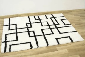 Koberec Boho 616 krémový / čierný