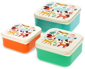 Detský desiatový box 3 ks Woodland – Rex London