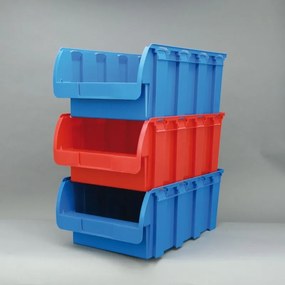 Allit Plastový box COMPACT, 102 x 160 x 75 mm, modrý