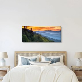 Obraz - Červánky v horách (120x50 cm)