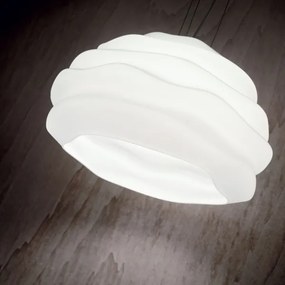 Ideal Lux - Luster na lanku KARMA 1xE27/60W/230V pr. 39 cm biela