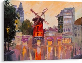 Obraz - Moulin rouge, Paríž, Francúzsko (70x50 cm)