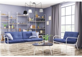 Závesné svietidlo Milano Spider, 4x čierne textilné tienidlo, čierna konštrukcia