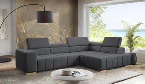 XXXLutz ROHOVÁ SEDAČKA, textil, grafitová MID.YOU - Sedačky - 000694006521