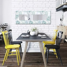 Nástenné zrkadlo s dreveným rámom 40x120 cm - Wallity