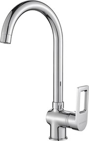 Kuchinox Kasja, stojanková drezová batéria s U-tvarovým výtokom, chrómová, LAV-BKN_068D