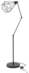 Toolight - Podlahová lampa Reno 1xE27 60W 300216 Diament, čierna, OSW-06963