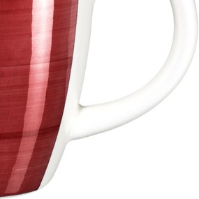 Mäser Súprava 6 hrnčekov Bel Tempo, 380 ml, červená