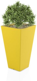 Monumo designový květináč Slim Line S Barva květináče: žlutá 1023