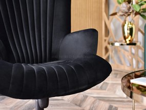 Relaxačné kreslo Elesenta (čierna). Akcia -20%. Vlastná spoľahlivá doprava až k Vám domov. 1135690